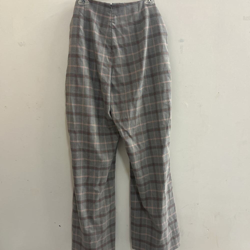 Antonio Melani Plaid Wide Leg Dress Pants 14 - Picture 4 of 8